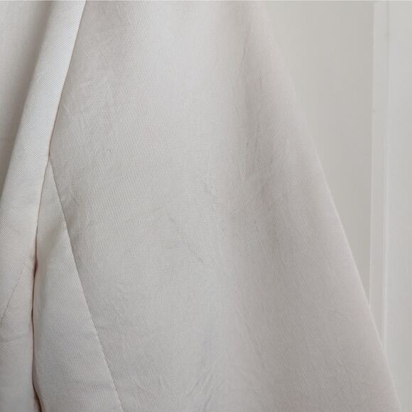 Smythe Blazer Ivory One-Button Long Jacket Women's Size 2 - Picture 12 of 12